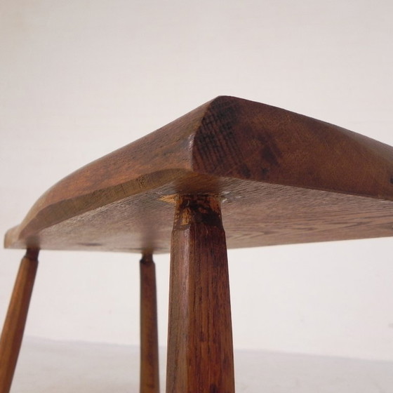 Image 1 of Vintage wooden tree trunk side table, 1960s
