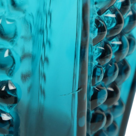 Image 1 of Vintage Blauwe Design Bubble Vaas