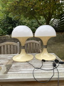 Lampada da tavolo Stilnovo Mushroom anni '70 unica Rara