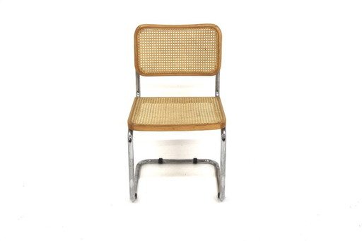 Juego de 4 sillas "B32", Marcel Breuer, Italia, 1990