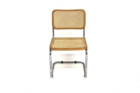 Image 1 of Juego de 4 sillas "B32", Marcel Breuer, Italia, 1990