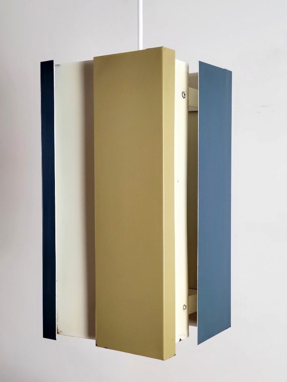 Image 1 of Modernistische Pendelleuchte von J.J.M. Hoogervorst für Anvia, 1950
