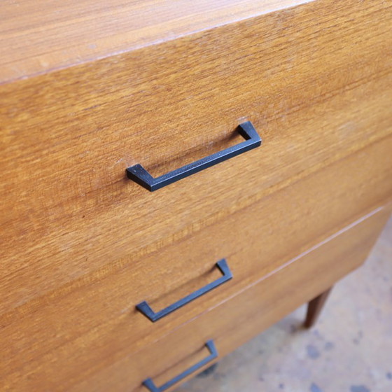 Image 1 of Vintage ladekast jaren 60 70 teak fineer