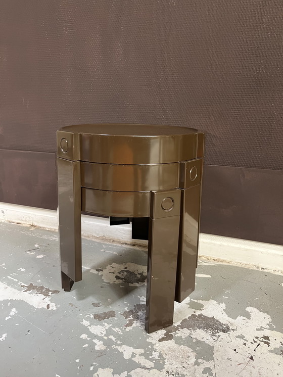 Image 1 of Bijzettafeltjes space age (set van 3)