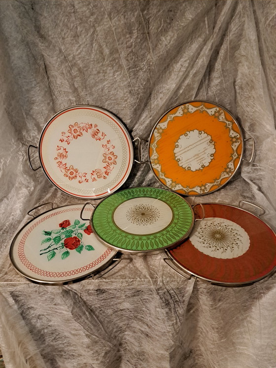 Image 1 of Art deco taart schotels