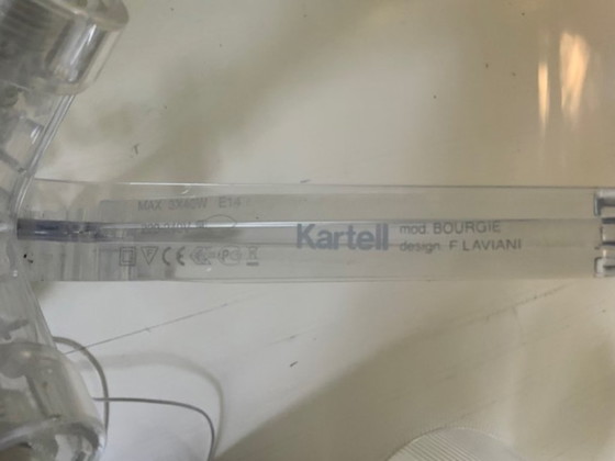 Image 1 of 2x Kartell Bourgie Tischleuchte Kristall Neu