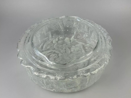 Image 1 of 60er 70er Jahre Deckenlampe Glashütte Limburg Germany Plafoniere Space Age