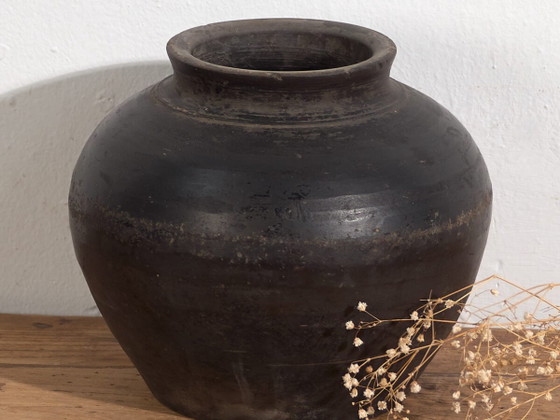 Antike orientalische Vase (ca. 1900) #9 – Vasen, Ceramic, Rustic (photo 2 of 36)