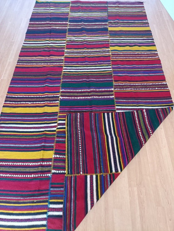 Image 1 of Vloerkleed, kelim van wol