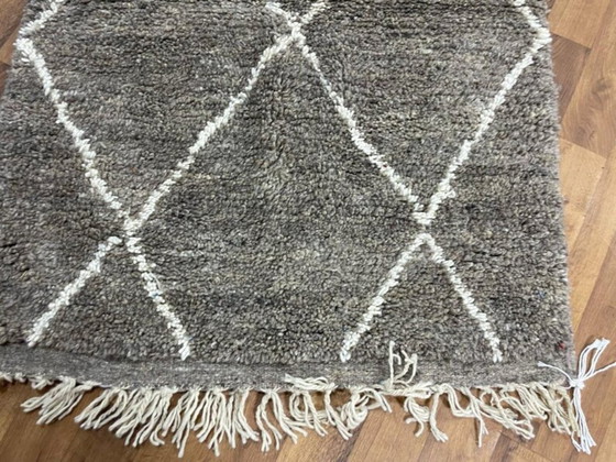 Image 1 of Tapis Beni Ouarain en laine authentique 200cmx150cm