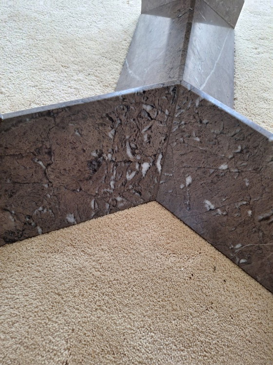 Retro Marble Dining Table Cattelan Italia 1980, Early Diapason Series (photo 6 of 16)