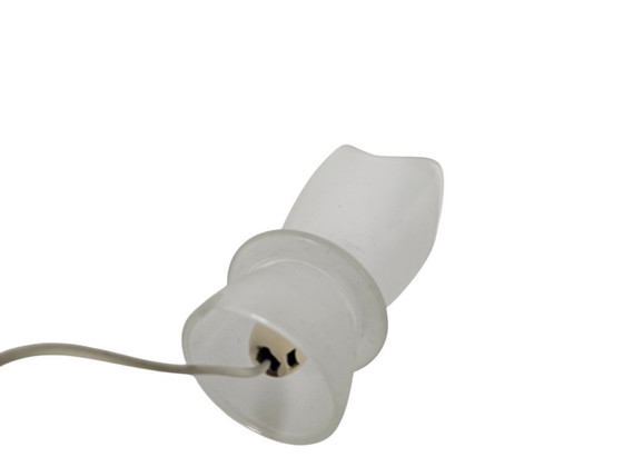 Image 1 of Tulpenleuchte – mattiertes Glas – 2 Tischlampen – Deutschland – 3. Viertel des 20. Jahrhunderts