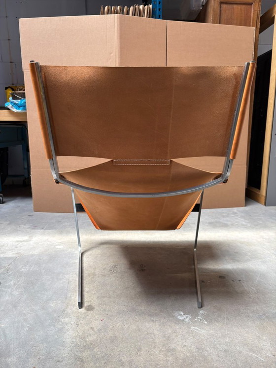 Artifort Poltrona. – Poltrone, Metal, Leather (photo 5 of 12)