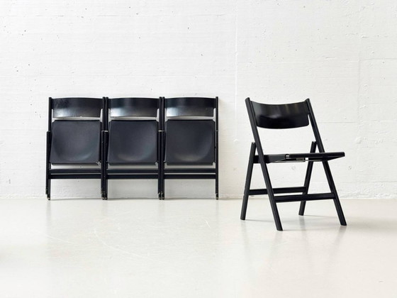 Image 1 of Set aus 6 Klappstühle Modell 1901 FS von Hans Eichenberger für Dietiker, 1960er