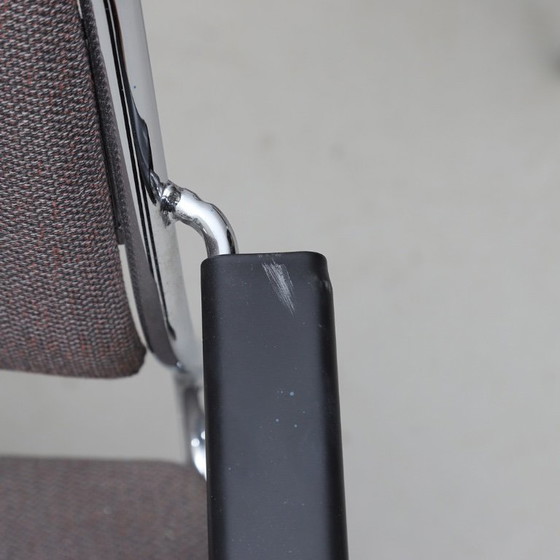 Image 1 of NKR Tranas — Steel Tube Chairs (Pair) — Swedish Modernist Seating — Second Half of the 20th Century