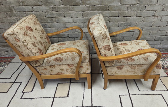 Image 1 of Paire de fauteuils vintage scandinaves années 60-70'