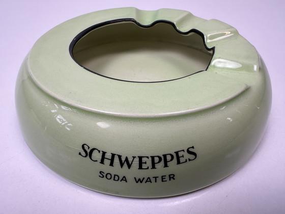 Image 1 of Vintage asbak - SCHWEPPES - keramiek