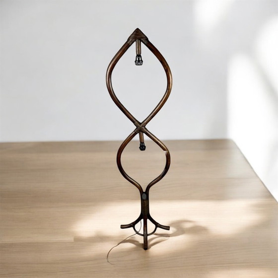 Image 1 of Lampada da terra vintage in rattan / manou