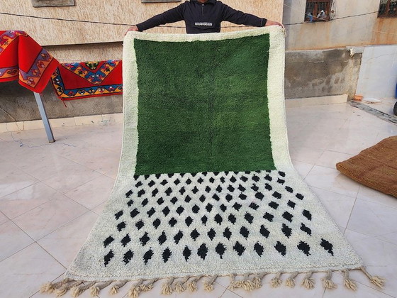 Moroccan Berber Green Rug 250/130cm – Rugs & carpets, Wool (photo 7 of 9)
