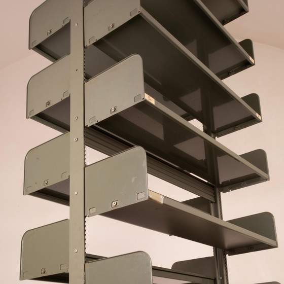 Lips Vago Sistema di Scaffalature Metalliche Congresso Mid Century 1960 – Librerie, polished steel (photo 20 of 26)