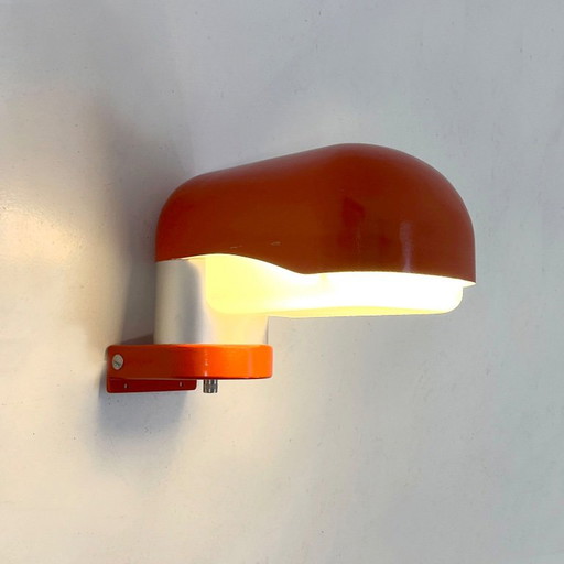 Oranje Outdoor Space Age Wandlamp, jaren 70