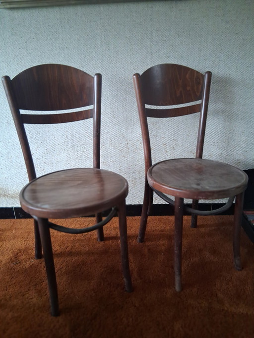 Set Of 3 Old Chairs
