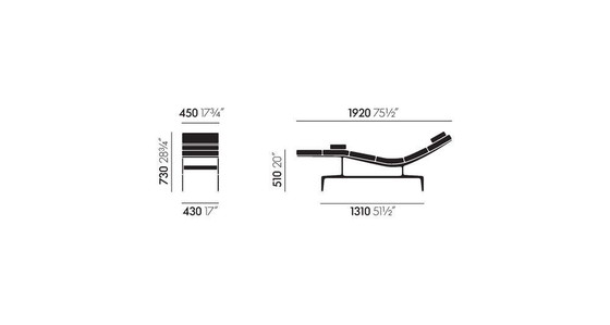 Image 1 of Vitra Soft Pad Chaise ES106