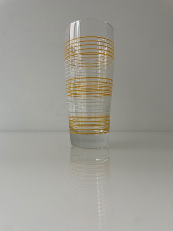 Image 1 of Set of 5 vintage Scandinavian long drink glasses