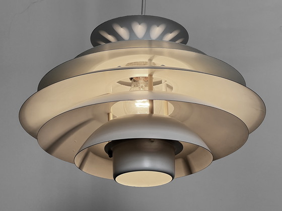 Image 1 of Grande lampe suspendue multicouche Design Light A/S. Danemark 1970S