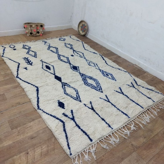 Image 1 of Authentiek Marokkaans Azilal-tapijt 293 x 197 cm – Handgemaakt Berber wollen tapijt