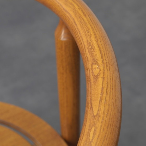 Image 1 of Set di 6 sedie da pranzo in legno curvato di Allmilmö, anni '80