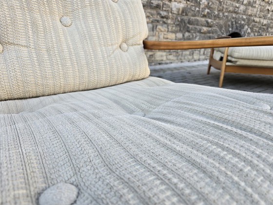 Image 1 of Eugen Schmidt Sofa Daybed jaren 60 Mid Century jaren 70 Zitgroep Vintage Bank Easy Chair Fauteuil