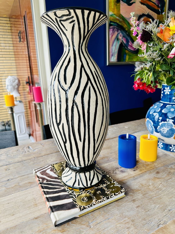 Vaso DK Home Vintage Zebra, alto 53 cm – Vasi, Stone, Ceramic (photo 3 of 6)