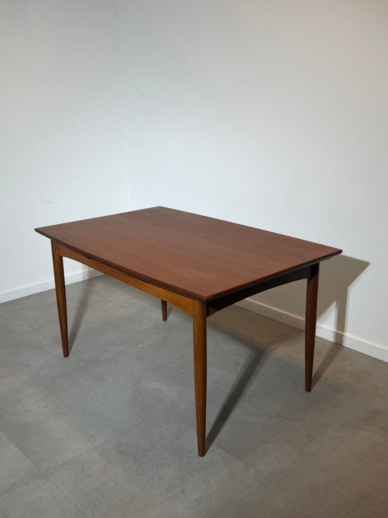 France & Son Extendable Teak Dining Table – Danish Mid-Century Modern, 1960s (photo 6 of 7)