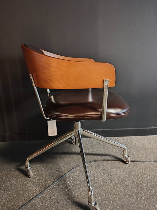 Zara Home Office Stuhl – bureaustoelen, Leather, Wood (photo 2 of 5)