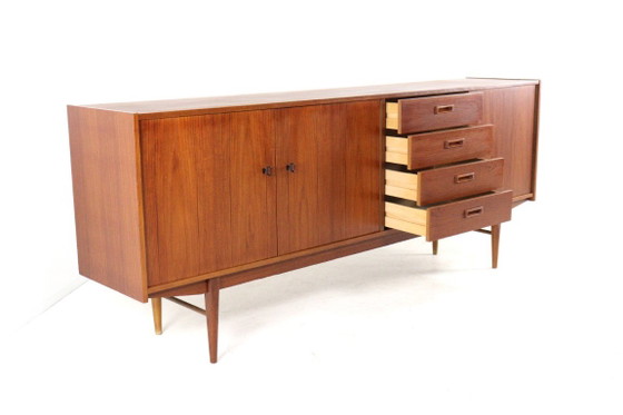 Buffet vintage en teck | 208 cm restauré – Buffet bas, Wood (photo 7 of 15)