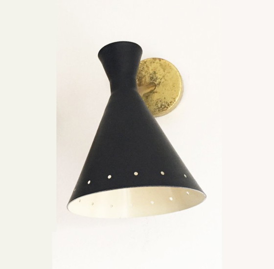 Image 1 of Pair of 1950s Italian design sconces
