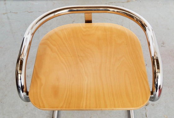 Image 1 of S70 Tabouret de bar de Lindau & Lindekrantz pour Lammhults, années 1960