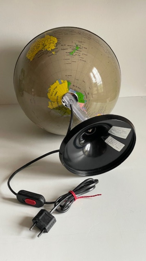 Image 1 of Illuminated Earth Globe Made in Italy