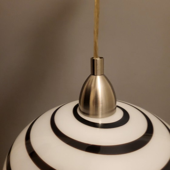 Suspension boule zébrée, Eglo Leuchten, vintage – Lampes, Céramique (photo 9 of 10)