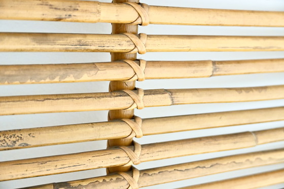 Image 1 of Italian Rattan Coat Rack, 1960s