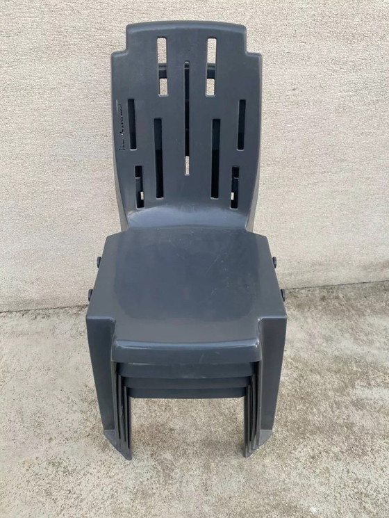 Image 1 of 4 Samba-Stühle nach einem Entwurf von Henry Massonnet