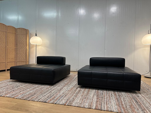 Minotti Lawrence Element Zwart Leder (2x) 