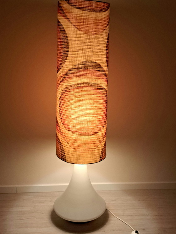 Image 1 of 🟡 Rare Doria Floor Lamp – Mid-Century Modern – 133 cm Total Height, 3-way Switch