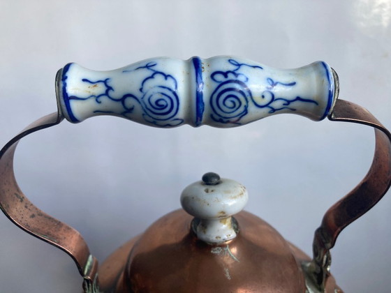 Image 1 of Antico bollitore in rame su dito rechaud