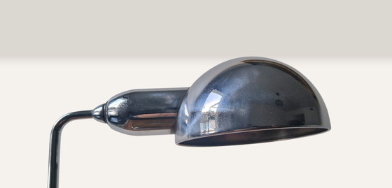 Image 1 of Vintage chromen lamp model 600 - Ontwerp Charlotte Perriand - Uitgegeven door Jumo 1940