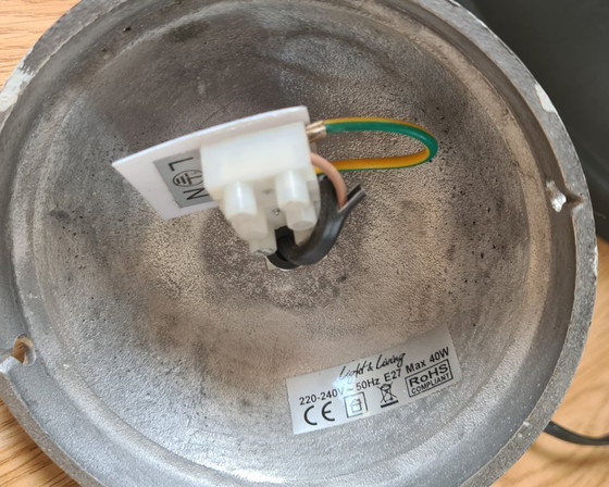 Image 1 of Lámpara colgante Light & Living Clinton XL - negra, 52 cm