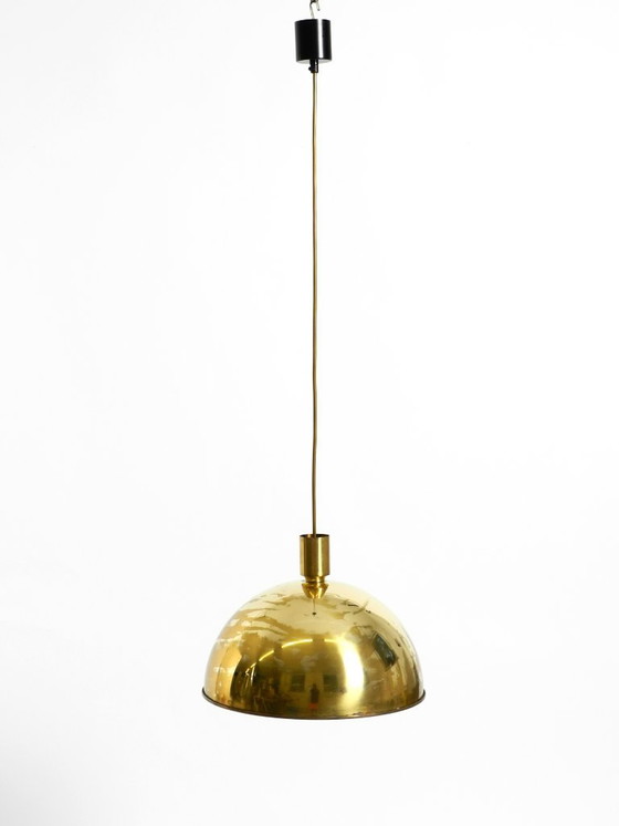 Lampada a sospensione originale in ottone Florian Schulz | Modello "Posa" | Anni '70 – Lampade a sospensione (photo 9 of 19)