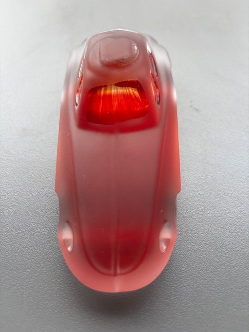 Kosta Boda - Coche rojo Car-Toons (modelo 90359) de Olle Brozen