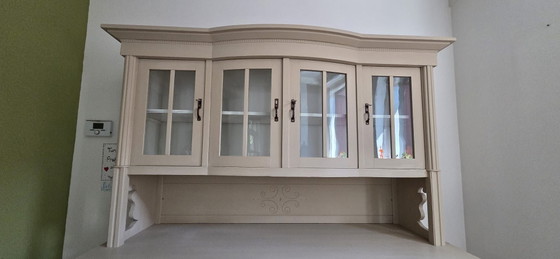 Credenza con vetrina, 2 pezzi – Credenze con vetrina, Legno (photo 2 of 8)